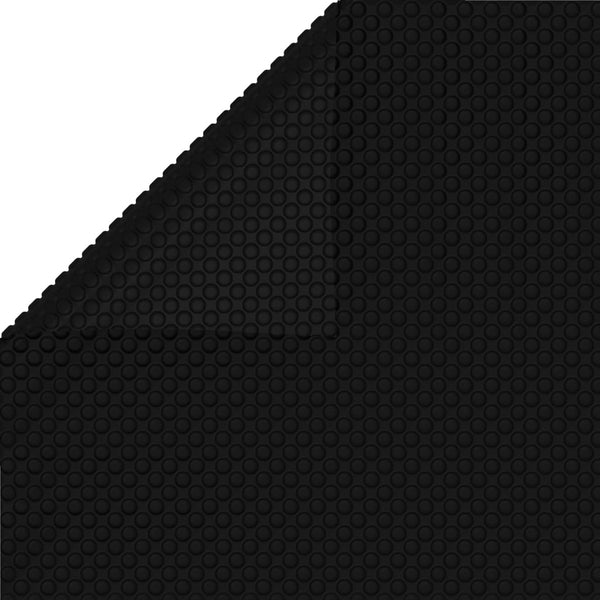 Bassengtrekk rektangulært 600x400 cm PE svart