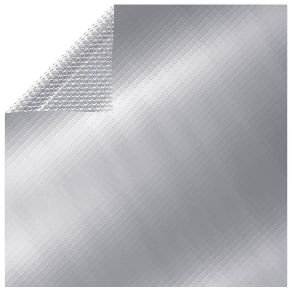 Bassengtrekk rektangulært 1000x600 cm PE sølv
