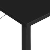 PC-bord svart 80x40x72 cm MDF og metall