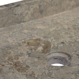 Vask 40x40x10 cm marmor grå