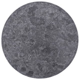 Bordplate grå Ø40x2,5 cm marmor