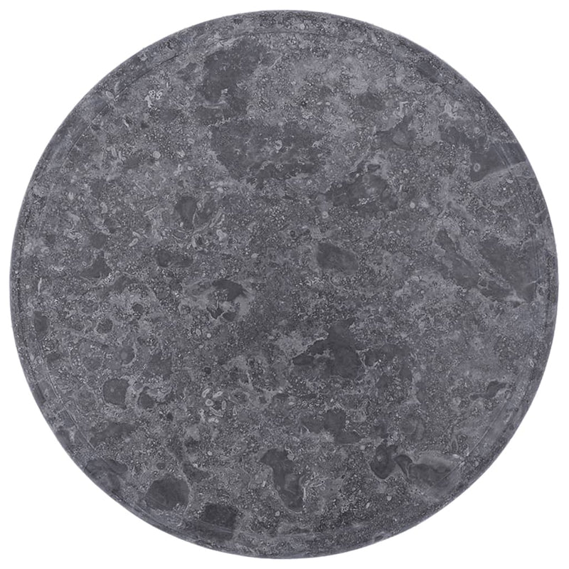 Bordplate grå Ø40x2,5 cm marmor