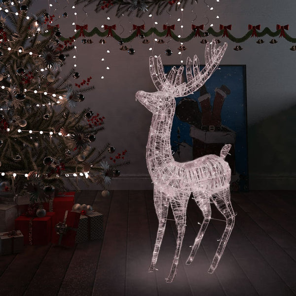 Julereinsdyr akryl 250 LED 180 cm varmhvit