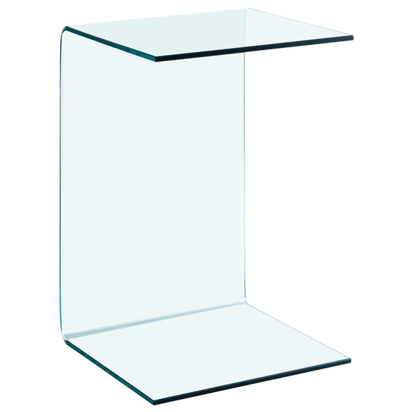 Sidebord 40x40x60 cm herdet glass