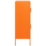 Oppbevaringsskap oransje 80x35x101,5 cm stål