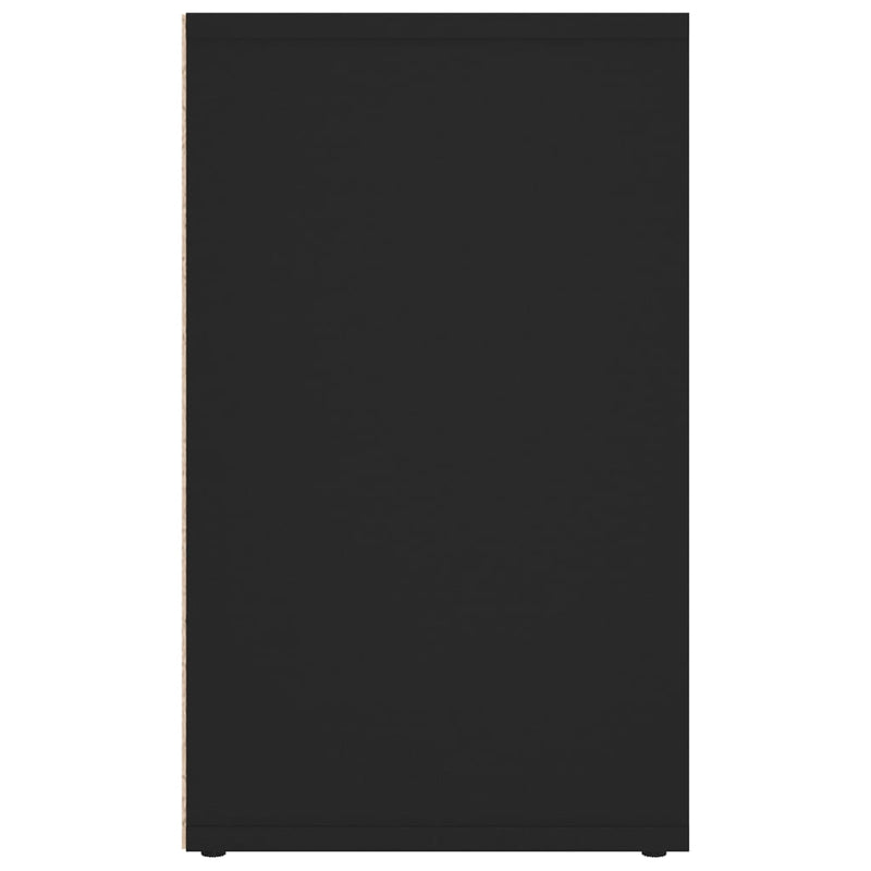 Skoskap 2 stk svart 52,5x30x50 cm
