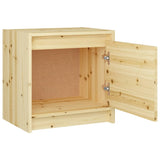 Nattbord 2 stk 40x30,5x40 cm heltre gran