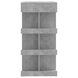 Barbord oppbevaringsstativ betonggrå 100x50x101,5 cm sponplate