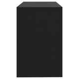 Skrivebord svart 101x50x76,5 cm sponplate