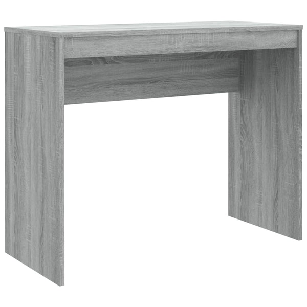 Skrivebord grå sonoma 90x40x72 cm konstruert tre