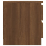 Nattbord brun eik 50x39x43,5 cm konstruert tre