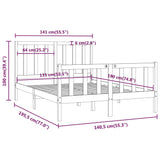 Sengeramme heltre 135x190 cm Double