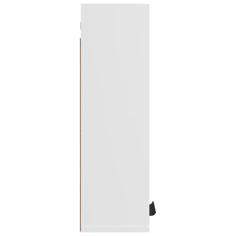 Vegghengt baderomsskap hvit 32x20x67 cm