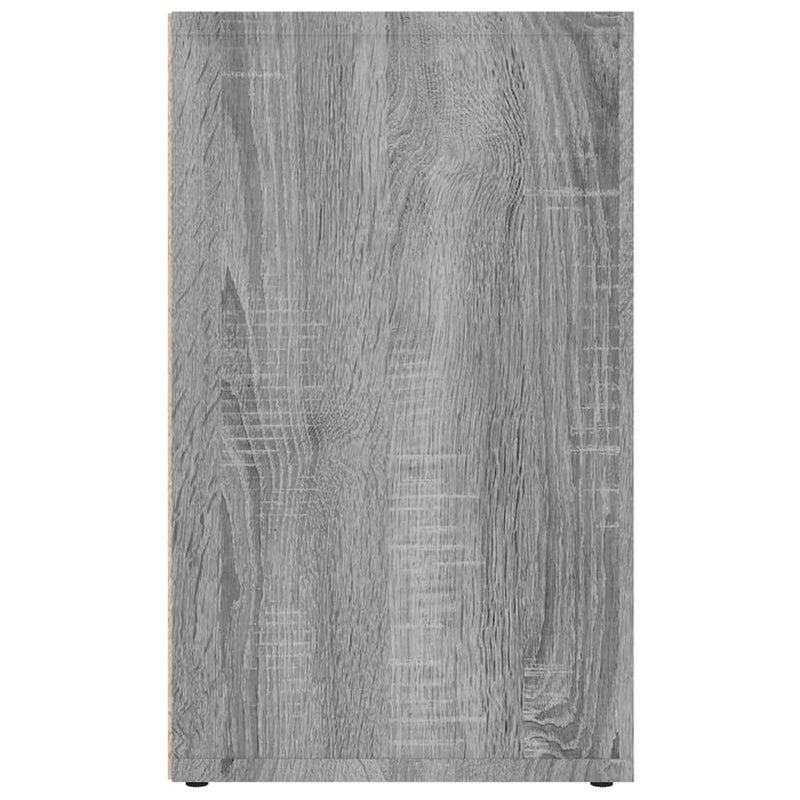 Skoskap 2 stk grå sonoma 52,5x30x50 cm