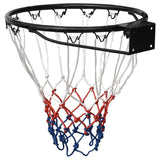 Basketballkurv svart 39 cm stål