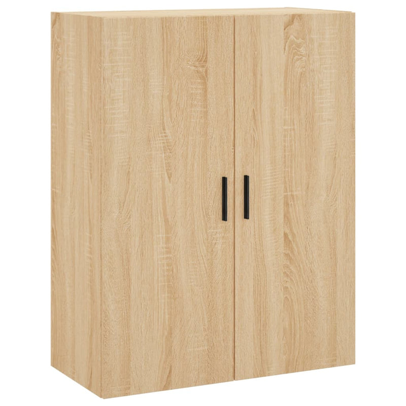 Highboard sonoma eik 69,5x34x180 cm konstruert tre