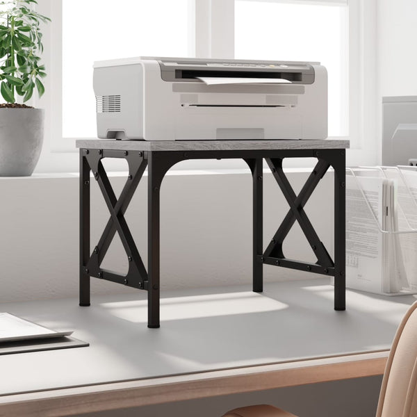 Skriverbord grå sonoma 40x30x31 cm konstruert tre