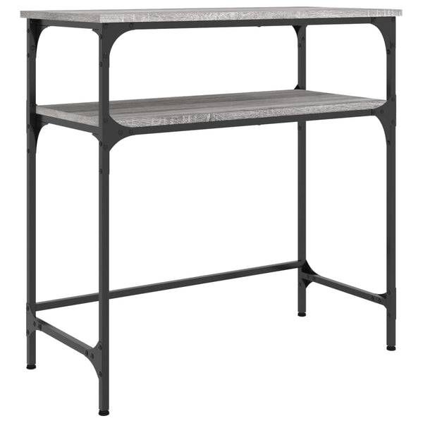 Konsollbord grå sonoma 75x35,5x75 cm konstruert tre