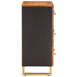 TV-benk brun og svart 60x33,5x75 cm heltre mango