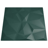 Veggpaneler 48 stk grønn 50x50 cm XPS 12 m² diamant