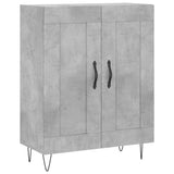 Highboard betong grå 69,5x34x180 cm konstruert tre