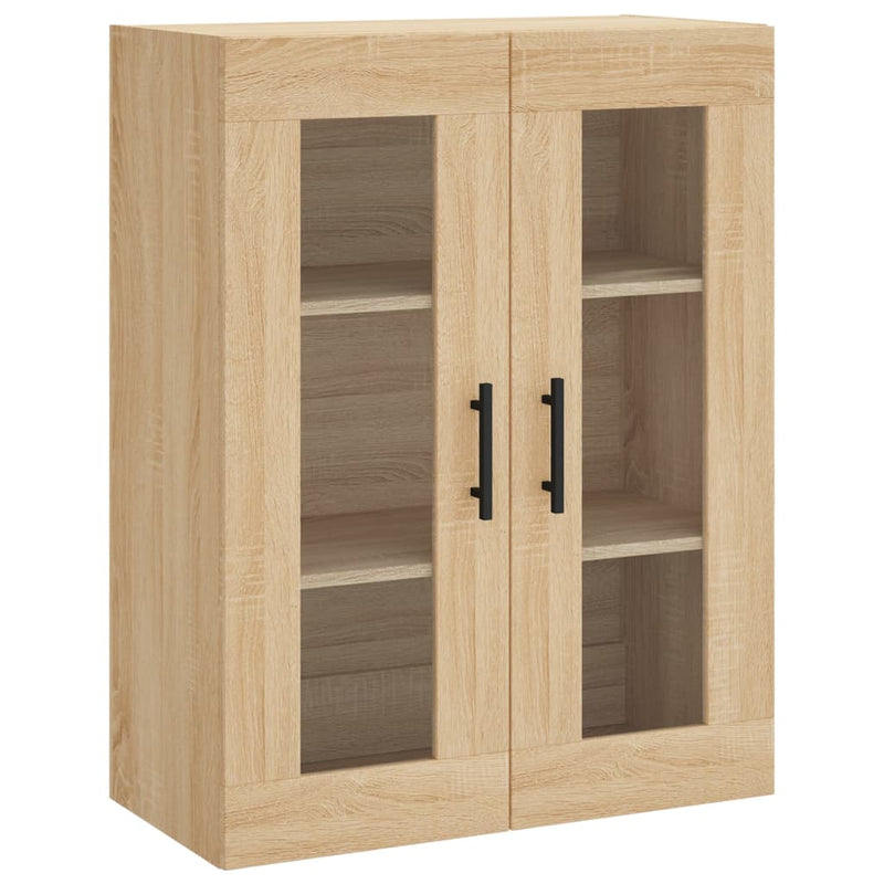 Highboard sonoma eik 69,5x34x180 cm konstruert tre