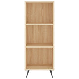 Highboard sonoma eik 34,5x34x180 cm konstruert tre