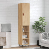 Highboard sonoma eik 34,5x34x180 cm konstruert tre