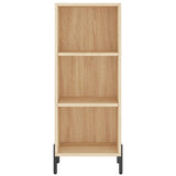 Highboard sonoma eik 34,5x34x180 cm konstruert tre