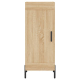 Highboard sonoma eik 34,5x34x180 cm konstruert tre