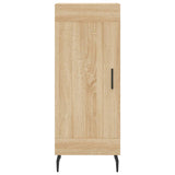 Highboard sonoma eik 34,5x34x180 cm konstruert tre