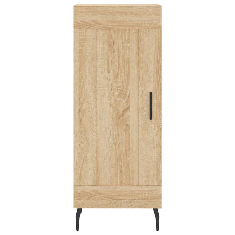 Highboard sonoma eik 34,5x34x180 cm konstruert tre