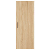 Highboard sonoma eik 34,5x34x180 cm konstruert tre