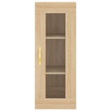 Highboard sonoma eik 34,5x34x180 cm konstruert tre