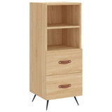 Highboard sonoma eik 34,5x34x180 cm konstruert tre