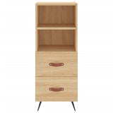 Highboard sonoma eik 34,5x34x180 cm konstruert tre