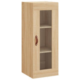 Highboard sonoma eik 34,5x34x180 cm konstruert tre