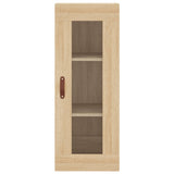 Highboard sonoma eik 34,5x34x180 cm konstruert tre