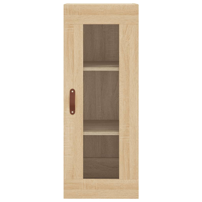 Highboard sonoma eik 34,5x34x180 cm konstruert tre