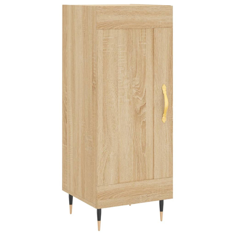 Highboard sonoma eik 34,5x34x180 cm konstruert tre