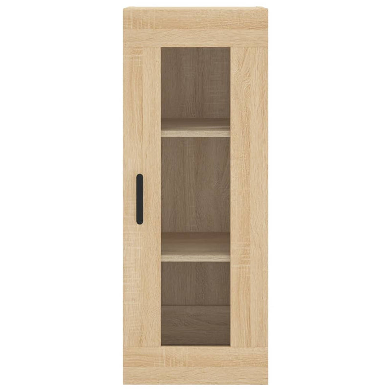 Highboard sonoma eik 34,5x34x180 cm konstruert tre