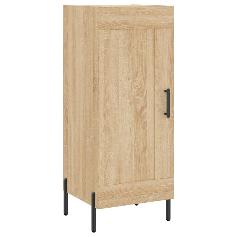 Highboard sonoma eik 34,5x34x180 cm konstruert tre