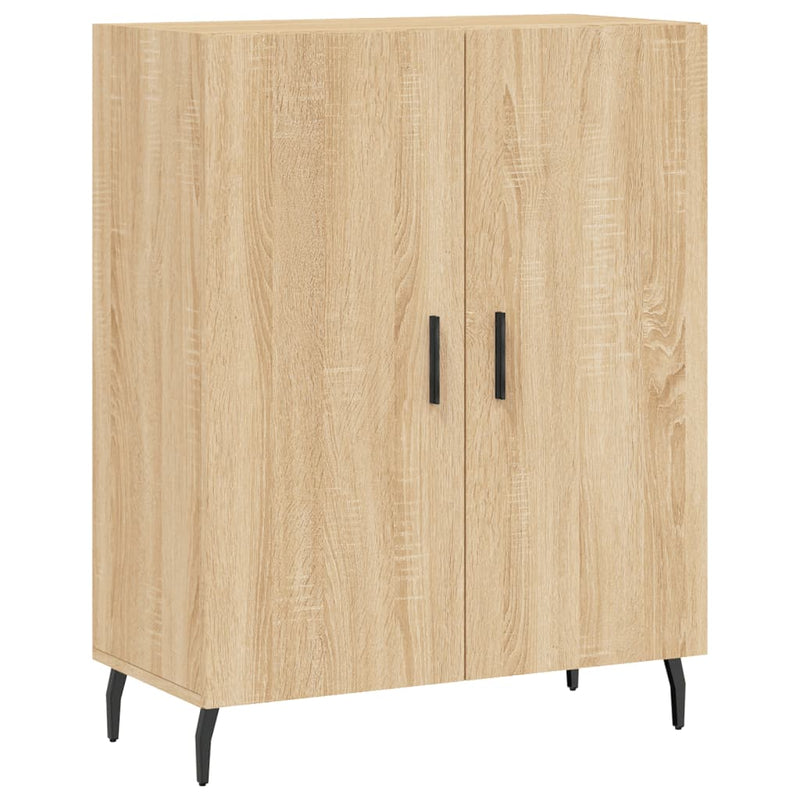 Highboard sonoma eik 69,5x34x180 cm konstruert tre