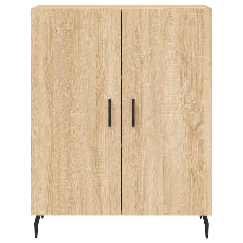 Highboard sonoma eik 69,5x34x180 cm konstruert tre