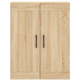 Highboard sonoma eik 69,5x34x180 cm konstruert tre