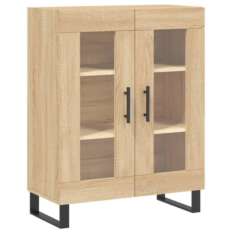 Highboard sonoma eik 69,5x34x180 cm konstruert tre