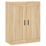 Highboard sonoma eik 69,5x34x180 cm konstruert tre