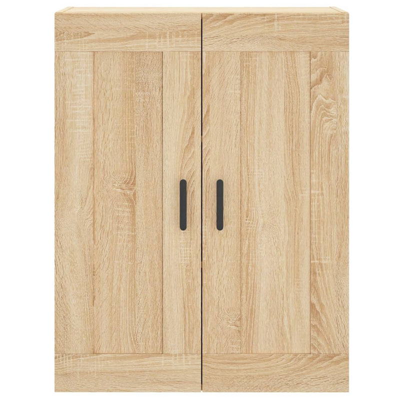 Highboard sonoma eik 69,5x34x180 cm konstruert tre