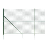 Nettinggjerde med stolpespyd 1,8x25 m grønn