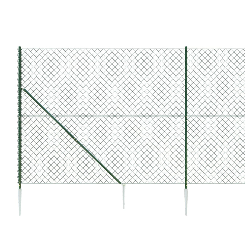 Nettinggjerde med stolpespyd 1,8x25 m grønn